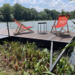 Ponton flottant pour événement 6 m x 2 m